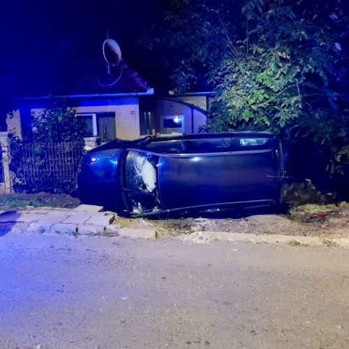 Accident în Argeș: Mașina a avariat un branșament de gaze