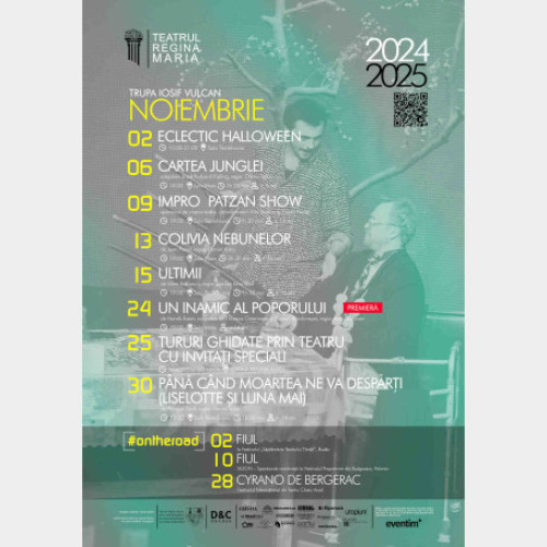 Programul lunii noiembrie la Teatrul Regina Maria
