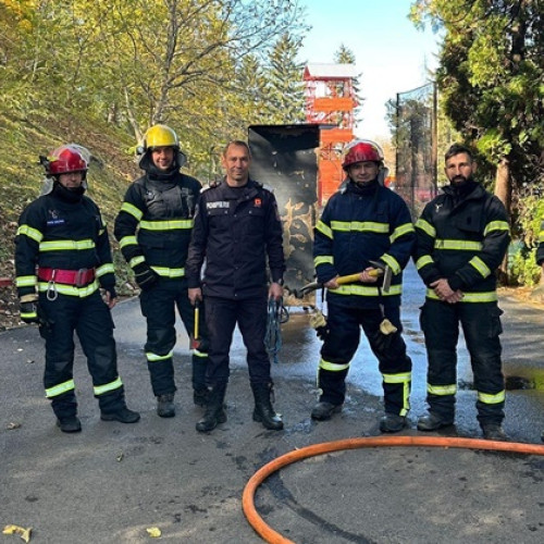 Pompierii voluntari din Halchiu participă la un stagiu de perfecționare organizat de ISU Brașov