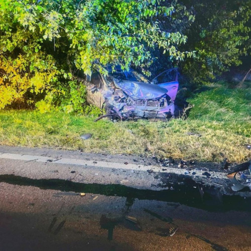 Accident rutier la ieșirea din Sagu