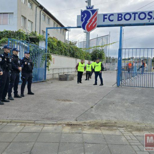 Meci între F.C. Botoșani și F.C. Universitatea Cluj, măsuri de securitate stricte