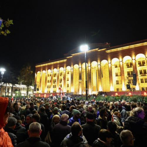 Proteste în Tbilisi împotriva rezultatelor alegerilor legislative