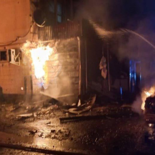 Rusia atacă Kievul cu drone, patru persoane rănite