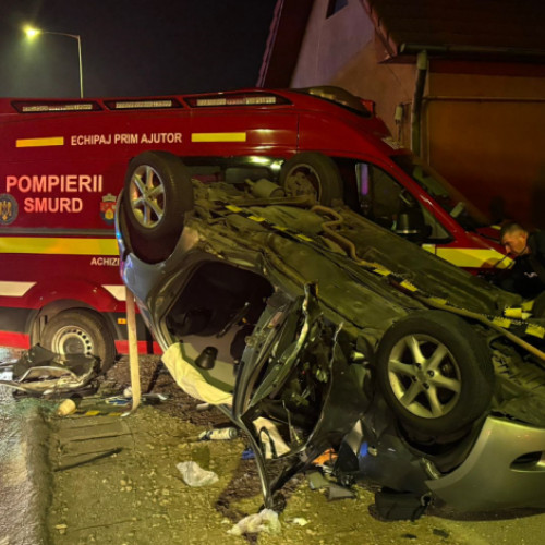 Accident rutier grav în Florești, județul Cluj