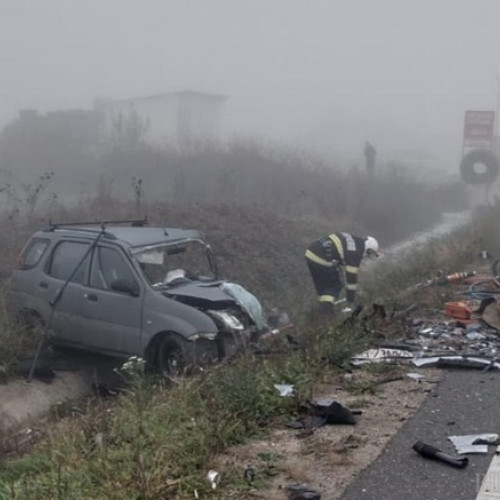 Accident grav pe DN 76 în Bihor, implicate patru mașini