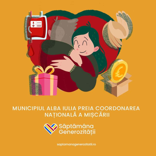 Alba Iulia preia coordonarea națională a Săptămânii Generozității