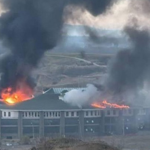 Academia cecenă de forțe speciale atacată de dronă