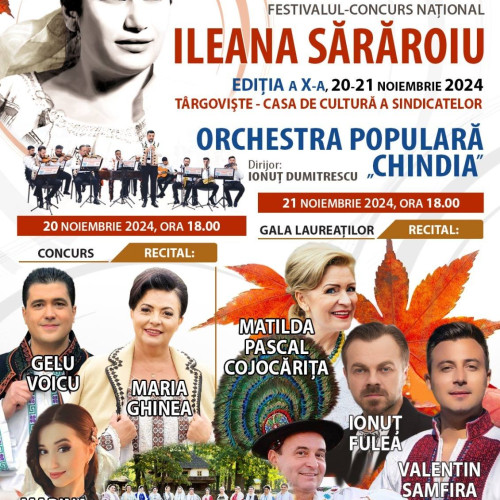 Festivalul-Concurs Național "Ileana Sararoiu" la Târgoviște