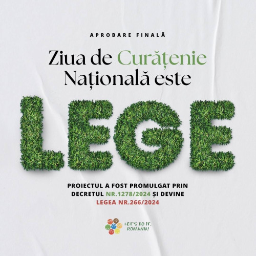 România instituie Ziua de Curățenie Națională