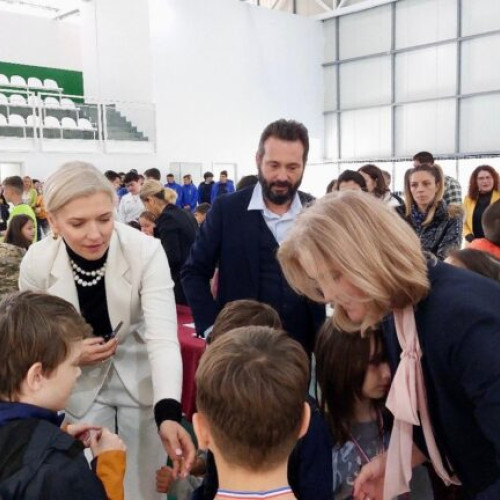 Sala de sport multifuncțională inaugurată la Corbi, în prezența ministrei Justiției