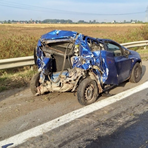 Accident pe Autostrada A1, km 110, în Argeș