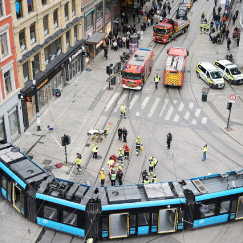 Tramvai deraiat în Oslo: Răniți și daune materiale