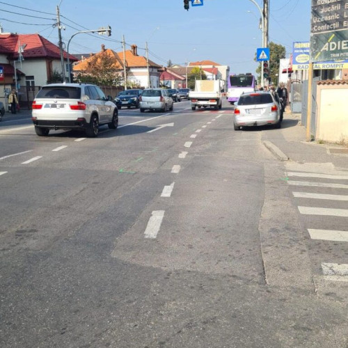 Lucrări de frezare și asfaltare pe Bulevardul Nicolae Bălcescu