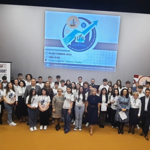 Proiectul "Eu îmi aleg profesia sau ea mă alege pe mine?" se desfășoară cu succes la Liceul Teoretic "O.C. Tăslăuanu" din Toplița