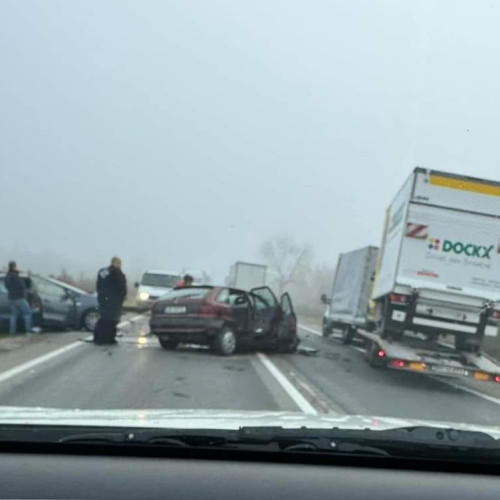 Accident rutier pe DN7, în apropiere de Arad