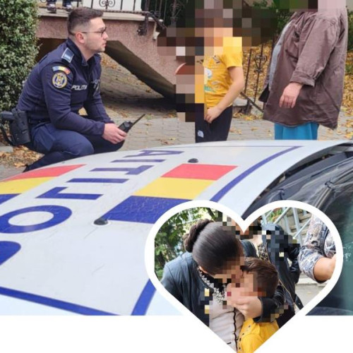 Baietel ratacit, gasit rapid de politisti in Focsani