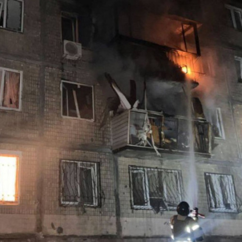 Nouă răniți, printre care o fetiță de 11 ani, după un atac cu dronă în Kiev