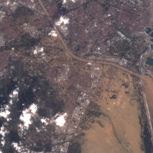 Imagini satelitare dezvăluie amploarea dezastrului din Valencia