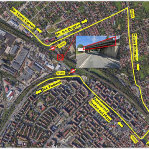 Restricții de circulație în Oradea din cauza lucrărilor de infrastrucutură