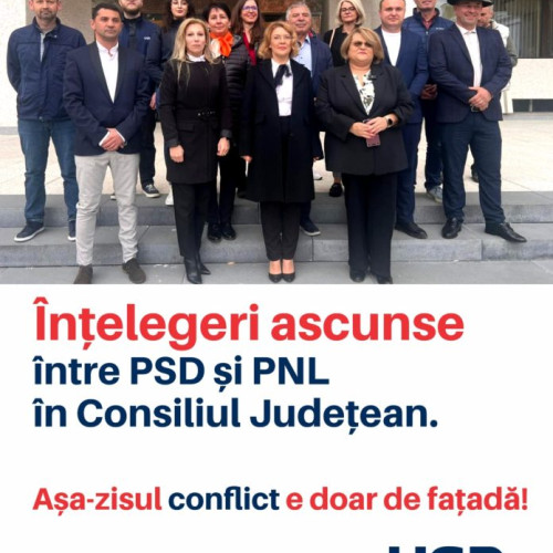 Uniunea Salvați România critică alianța politică din Consiliul Județean Botoșani