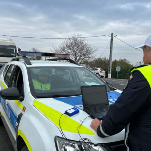 Poliția rutieră din Botoșani intensifică controalele cu ajutorul Tachoscan