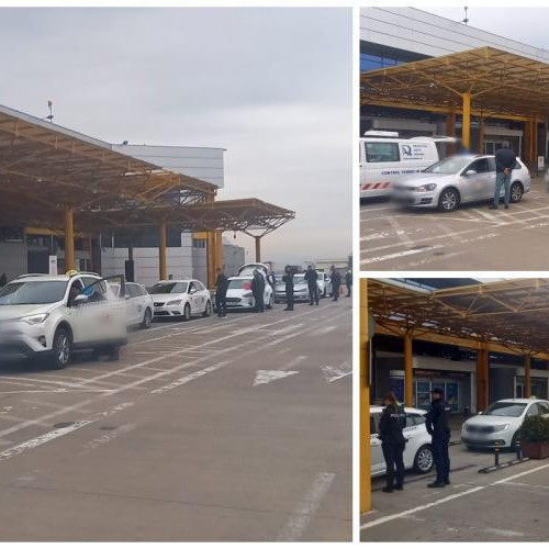 Acțiune de verificare a transportului la Aeroportul Internațional Avram Iancu Cluj-Napoca
