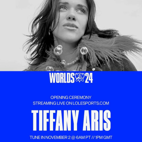 Tiffany Aris va concerta la ceremonia de deschidere a finalei Cupei Mondiale de League of Legends