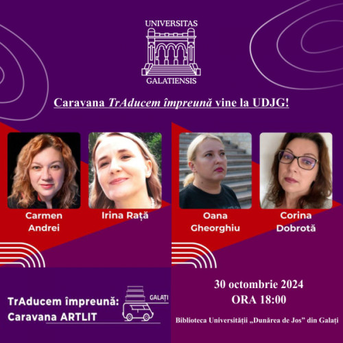Caravana "TrAducem împreună" va avea loc la Galați pe 30 octombrie