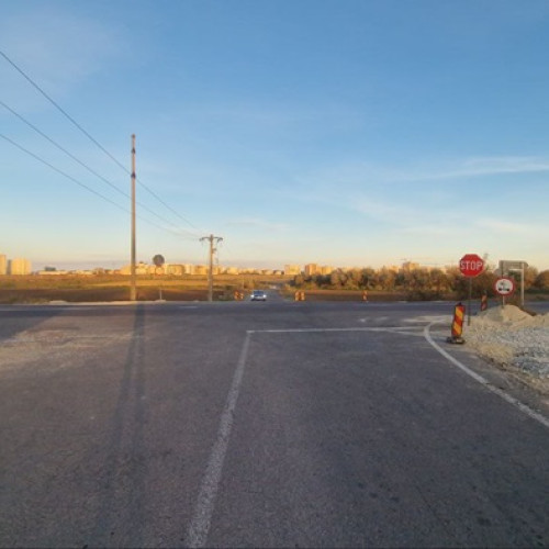Lucrări pentru un nou sens giratoriu la Ovidiu