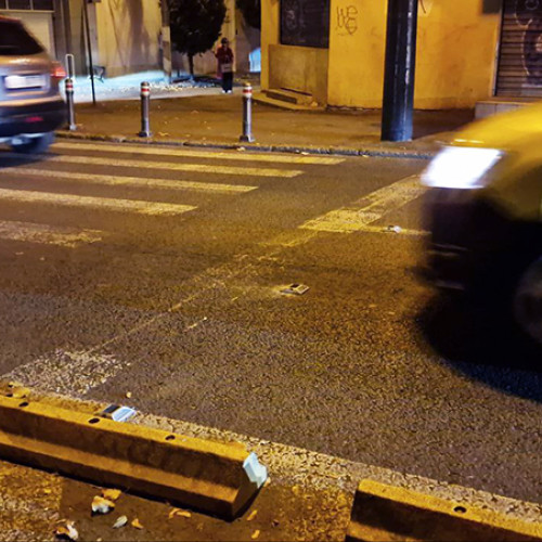 Presemnalizări luminoase pentru trecerile de pietoni pe strada Mircea cel Bătrân