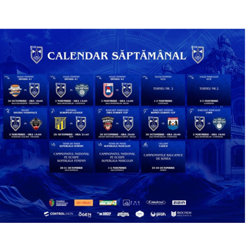 Succesuri pentru echipele sportive din Constanța în competițiile europene și naționale