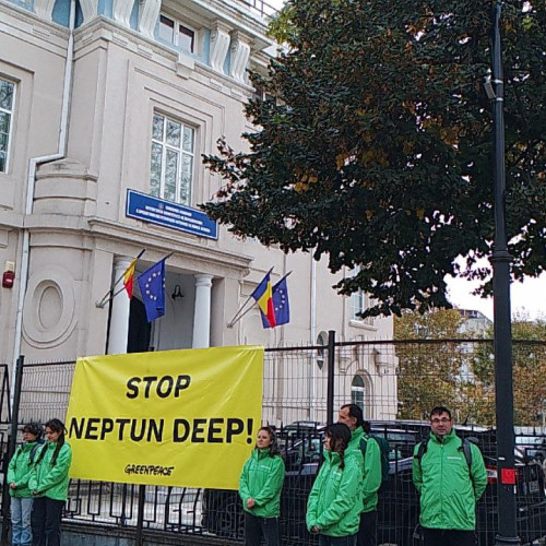 Greenpeace cere suspendarea Acordului de mediu pentru proiectul Neptun Deep