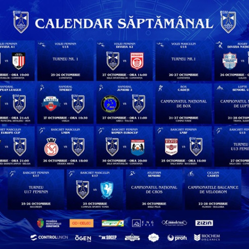 CSM Constanța își continuă activitatea competițională pe multiple fronturi