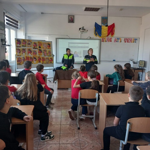Activități educaționale pentru siguranța elevilor la Medgidia