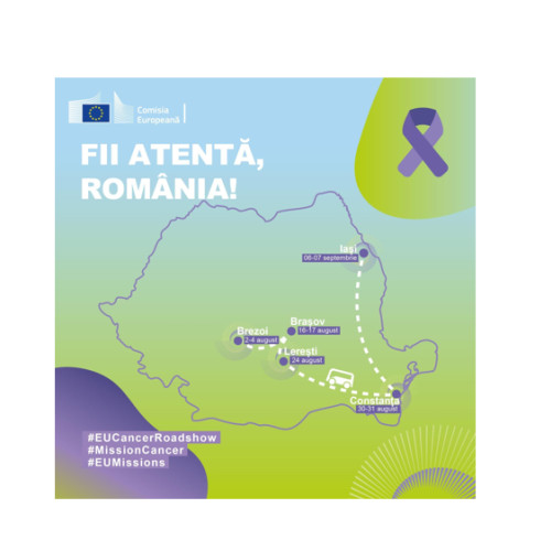 Campania "Fii atentă, Romania!" promovează prevenția cancerului