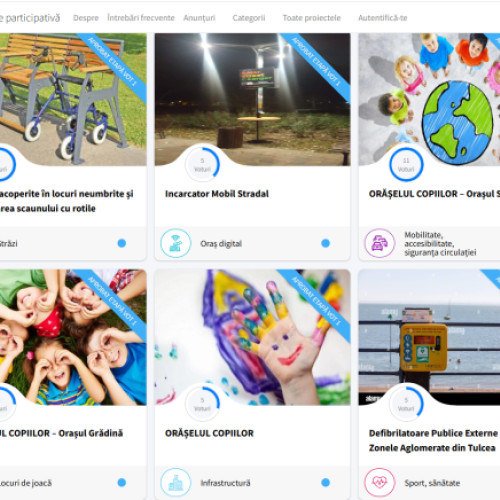 Votare pentru proiectele civice la Tulcea în noiembrie 2024