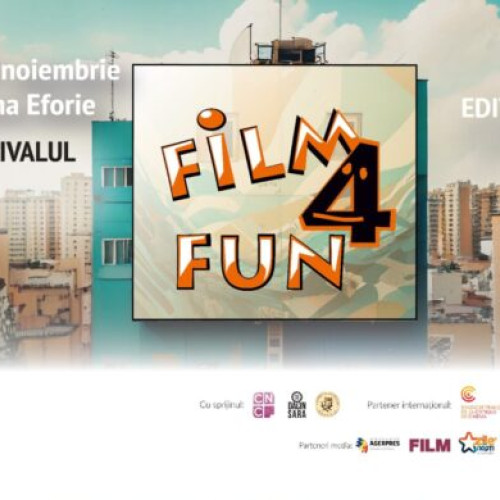 Festivalul Internațional de Film de Comedie Film 4 Fun, ediția a 16-a, va avea loc în București