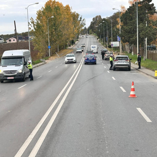 Acțiune a poliției rutiere la Botoșani pentru siguranța circulației