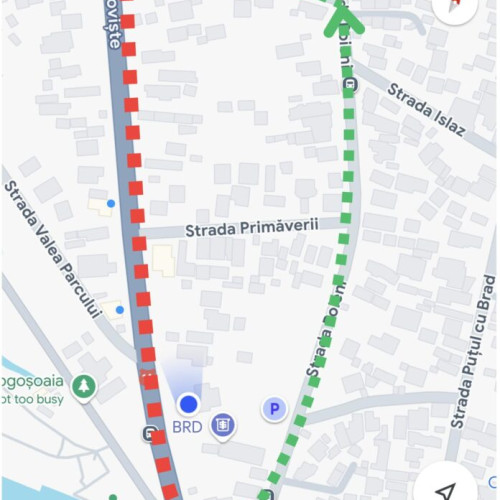 Trafic deviat pe DN1A în direcția București - Buftea