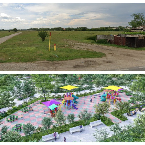 Amenajarea unui parc pe strada Lanii în Brașov, în faza de avizare