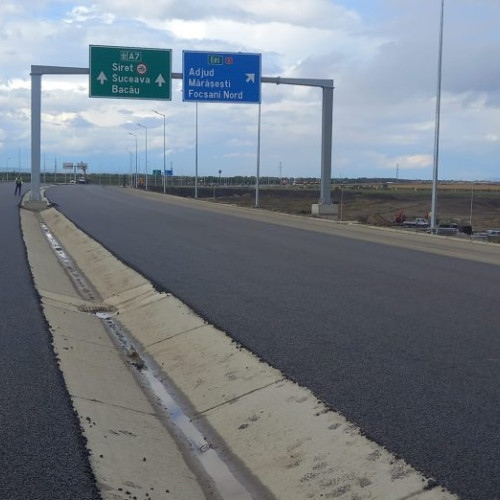 Circulația pe lotul 4 al Autostrăzii Buzău-Focșani se deschide joi