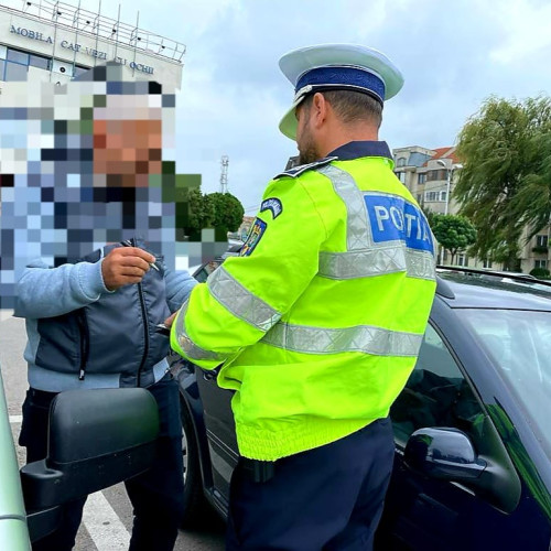Botoșănean prins drogat la volan, permisul reținut de polițiști
