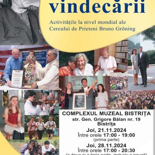 Prezentare a fenomenului vindecării prin metoda Bruno Groning la Bistrița