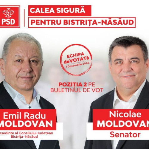 Nicolae Moldovan: "Voi reprezenta fiecare locuitor din județul Bistrița-Năsăud"