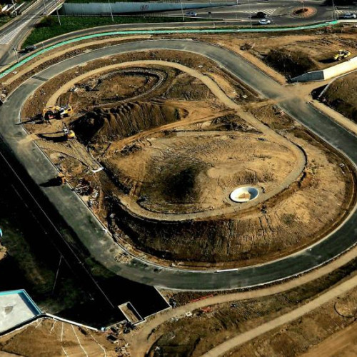 Imagini aeriene surprinzătoare ale Athletic Park Bacău