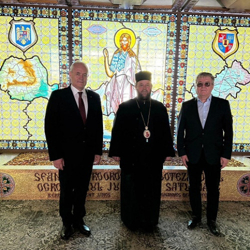 Noii vicepreședinți PSD din Satu Mare, vizitați de Preasfințitul Timotei