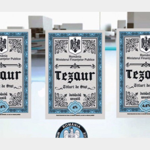 Românii pot investi în titluri de stat TEZAUR cu dobânzi atractive