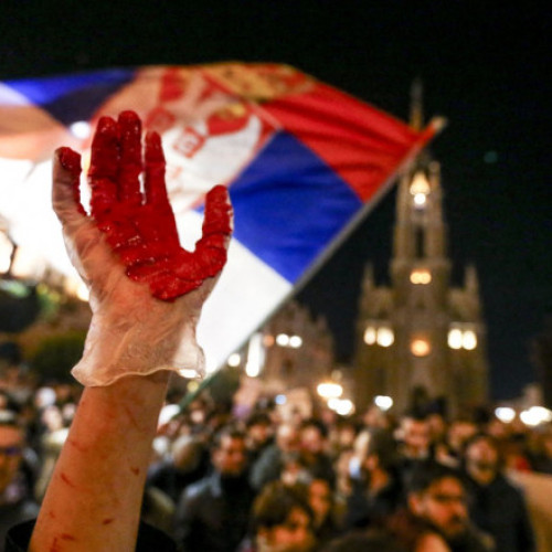 Proteste violente în Novi Sad, după prăbușirea acoperișului unei gări