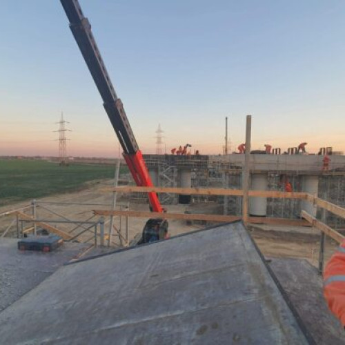 Lucrările pe Lotul 4 al Autostrăzii București A0 Nord au început