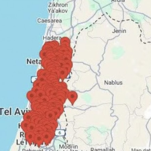 Explozii puternice în centrul Israelului, confirmate atacuri din Liban